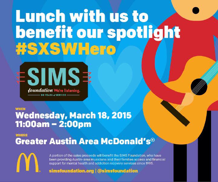 ShawnC_ATX's tweet image. Contribute to &amp;amp; help support ATX musicians today #SXSW #SXSWHero @McD_Austin #SIMSfoundation