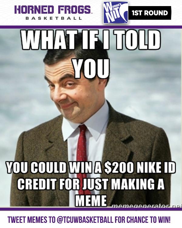 TCU Women’s Basketball on Twitter: "TCU students: Keep the memes coming