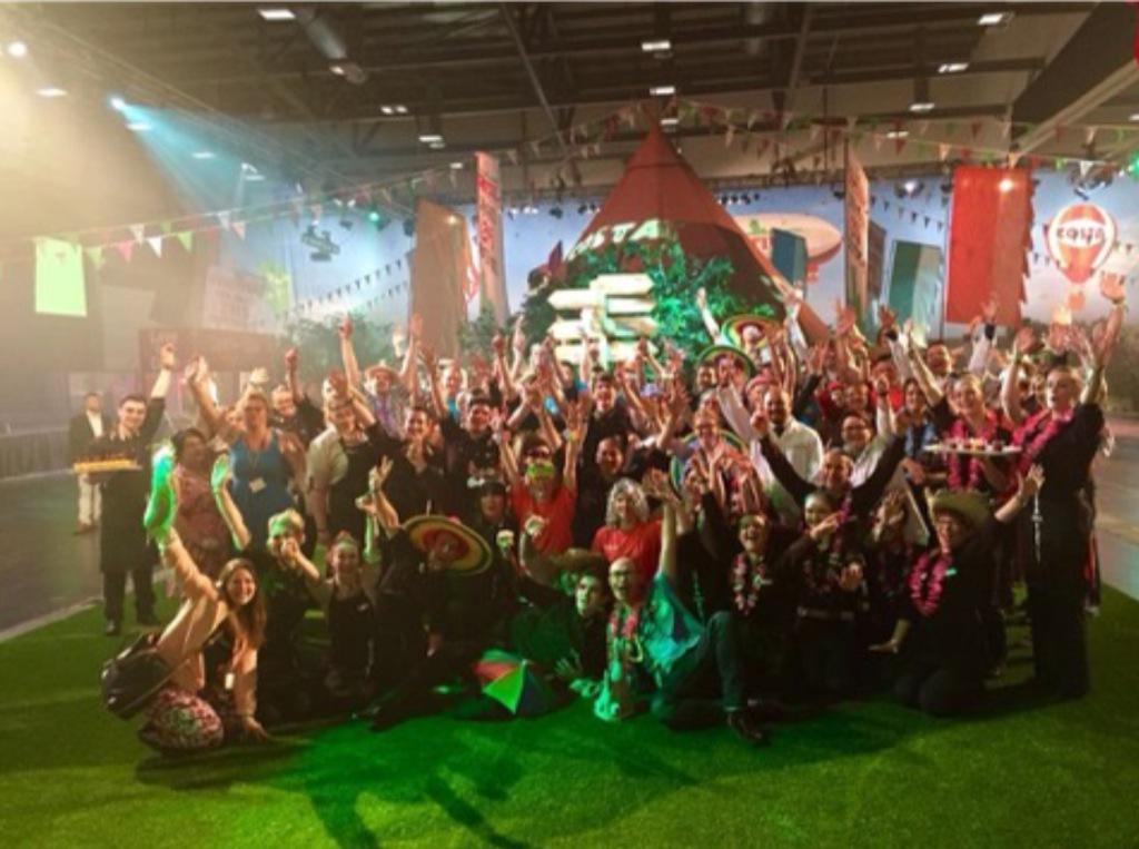 RobDansey's tweet photo. The amazing team serving 2500 store managers @ #costival http://t.co/C0DTtoqGfe