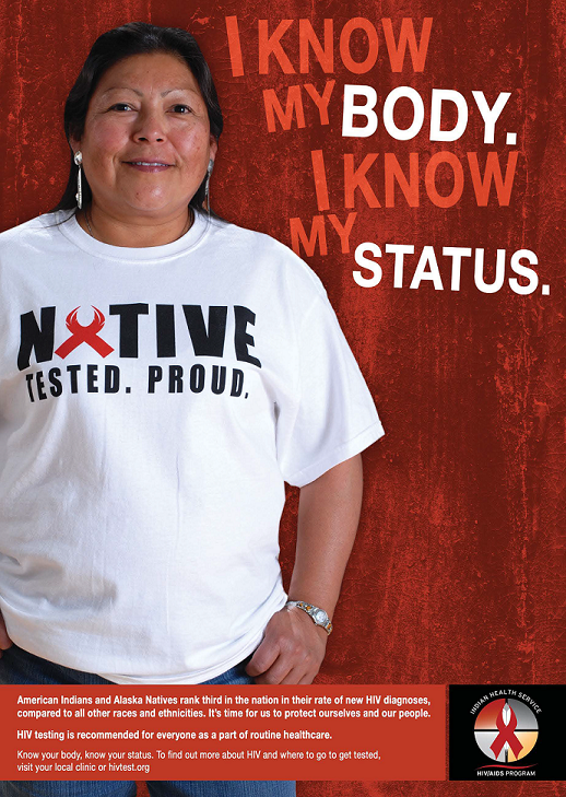 womenshealth's tweet photo. American Indians/Alaska Natives are 5th in the U.S. for new HIV diagnoses. Get tested. http://t.co/2m7SMXKSLV #NNHAAD http://t.co/HmwMraYapI