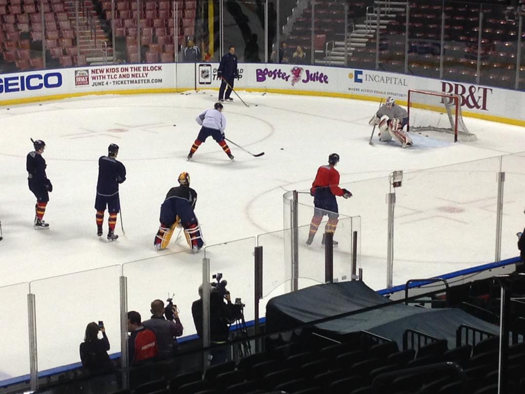 #FlaPanthers Luongo sticking around to scout #GoalDustin: