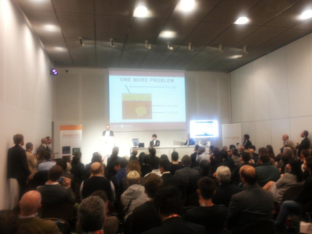 GrAndreMonti's tweet photo. WOW! #endosight presenting at #innovits final in #GEC2015 ! Good luck guys, please do revolutionize cancer treatment! http://t.co/BcVDFcMIJL