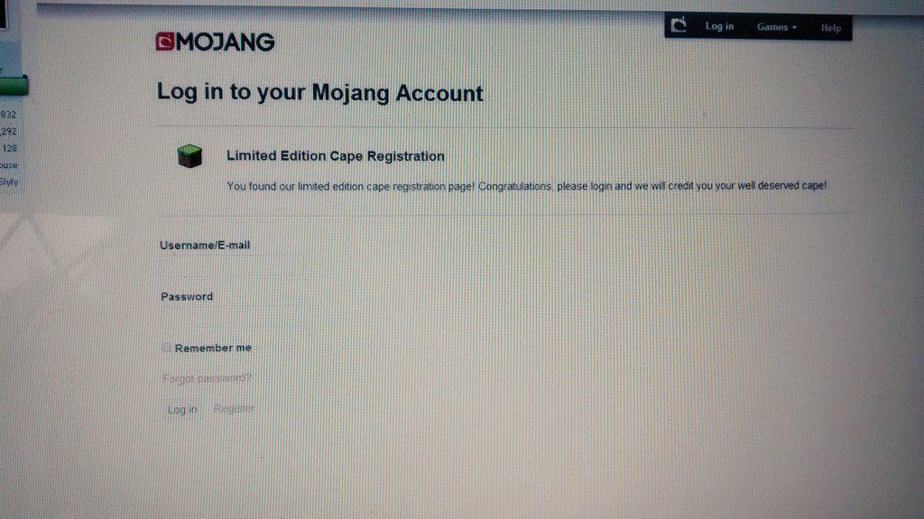 DeltaCoreHd's tweet image. #mojang 
#FUHackers
Warning to you all who play mc and want a cape AVOID this site. For your own safety on Minecraft.