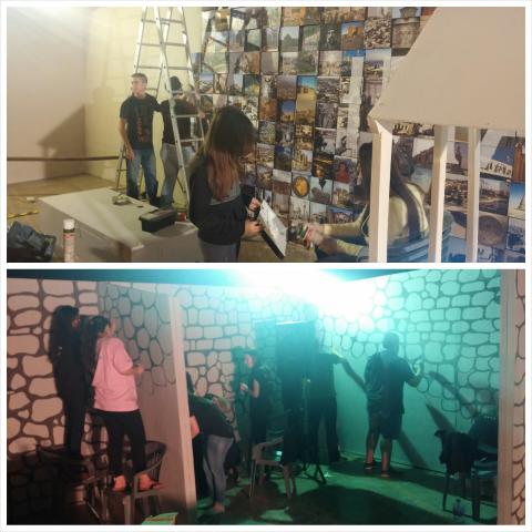 Student work in progress at Palestinian &amp; Iraqi corners <a href="/AUSharjah/">American University of Sharjah</a> #ausglobalday  <a href="/pccaus/">Palestinian Club</a> <a href="/IraqiClub_AUS/">Iraqi Cultural Club</a> <a href="/AUS_SC/">AUS Student Council</a>