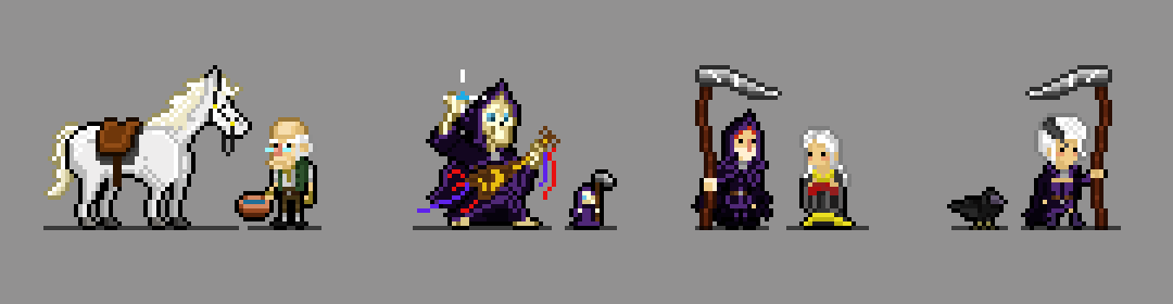 CpmStudio's tweet image. Fourth part of our #discworld tribute! #pixelart #TerryPratchett #Binky #gameart #pixel