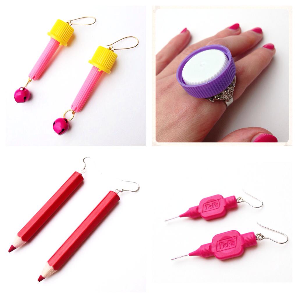 plasticseconds's tweet photo. NEW PIECES AVAILABLE on the #PlasticSeconds #etsy shop! https://t.co/4EZnpS4O0K #jewellery #handmade #craft #design http://t.co/N8MhA2pj10