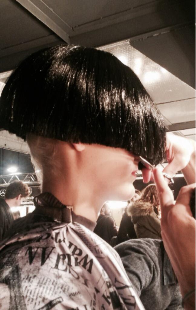 Black is beautiful #backstage at <a href="/MaidinLove_/">Maid in Love</a> WATCH LIVE > mbfashionweek.com/live #MBFWI