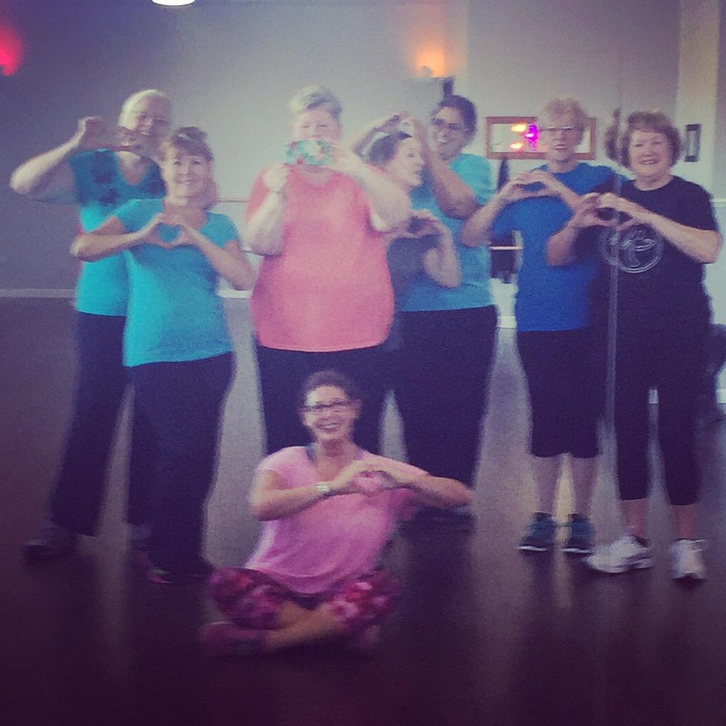 sparklerepeat's tweet photo. The morning class misses Laurie N.
#zumba #sparkle http://t.co/FFfD6ju0yU