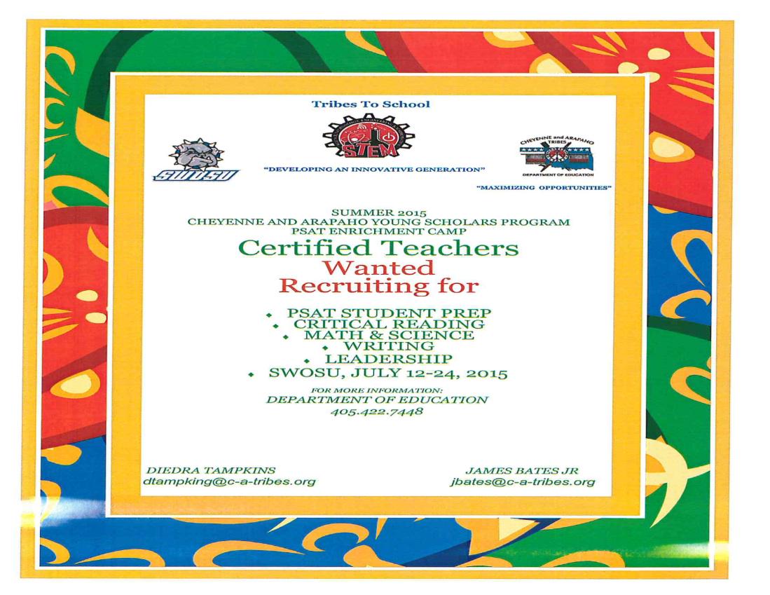 educatribes's tweet image. Recruiting local cert. teachers 4 our C&amp;amp;A kids summer. @CALanguage @CATV47 @bridgestyler @RedTornadoes  @FunstonWM