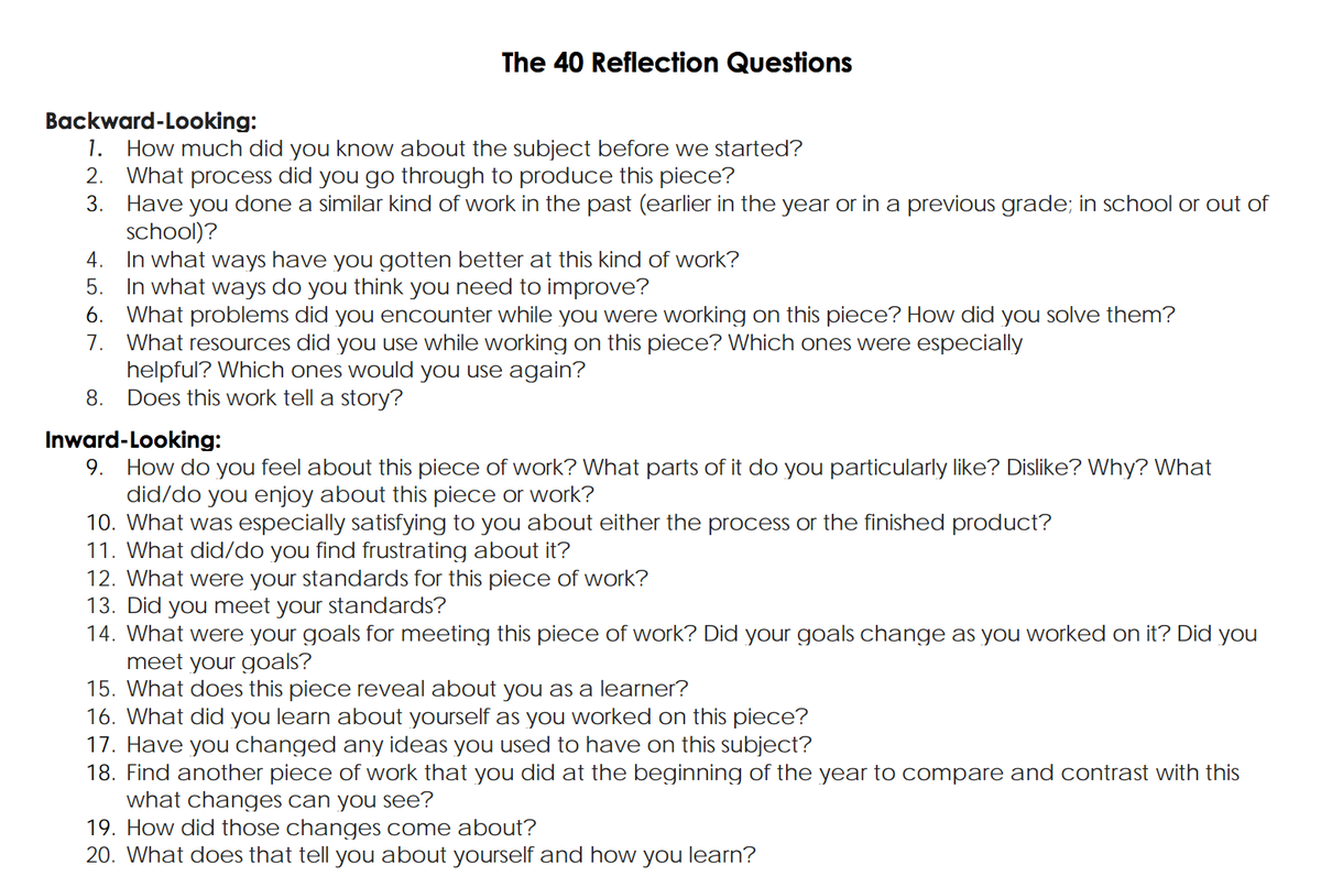 Edutopia A Handy List Of Questions You Can Snag For Your Next Project Http T Co Az6oqcbrn1 Http T Co Avn0s2z3cu