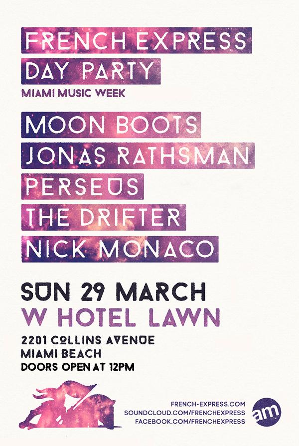 sun march 29 - miami - at the <a href="/wsobe/">W South Beach</a> feat. <a href="/moonbootsmusic/">Moon Boots</a>, <a href="/jonasrathsman/">Jonas Rathsman</a>, <a href="/perseus/">PERSEUS</a>, #thedrifter and <a href="/_nickmonaco/">Nick Monaco 🧪🌻</a>