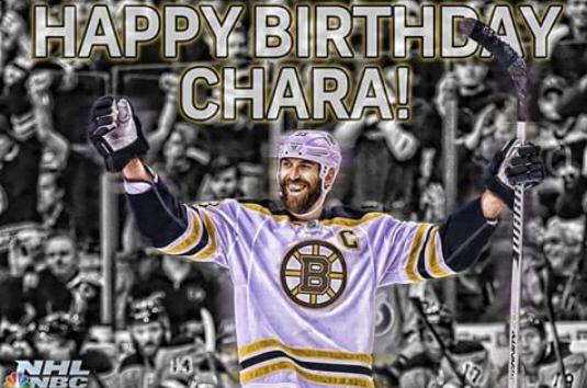 Happy Birthday Zdeno Chára!!!! 