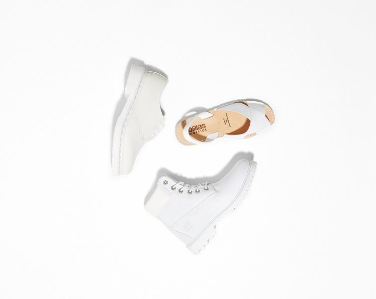 All white everything exclusives from <a href="/Solillas/">Solillas</a> <a href="/Timberland_UK/">Timberland UK</a> &amp; <a href="/drmartens/">Dr. Martens</a> - we're in love!  bit.ly/1BQh0eP