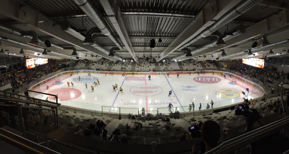 Die Aufwärmphase vor Vienna Capitals vs. Fehervar – Foto: © Sportreport Vienna Capitals, Fehervar