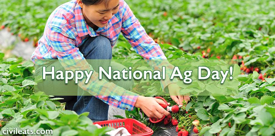 CivilEats's tweet photo. Have you thanked a farmer today? #NationalAgDay http://t.co/LwjQuDnqpl
