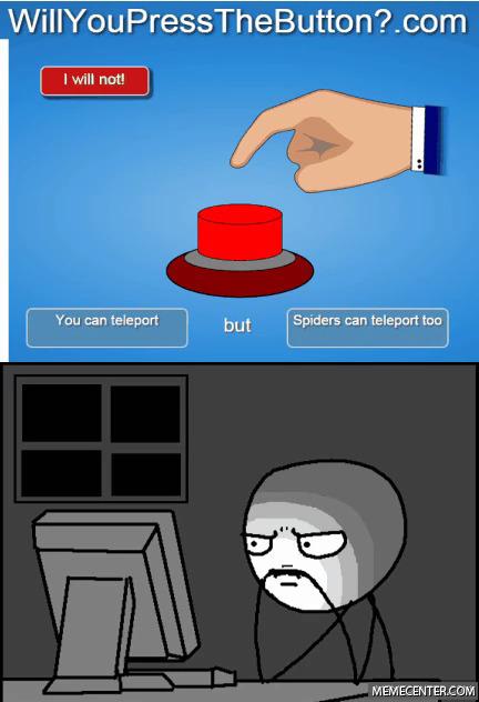 Meme Center on X: Will you press this button?  / X