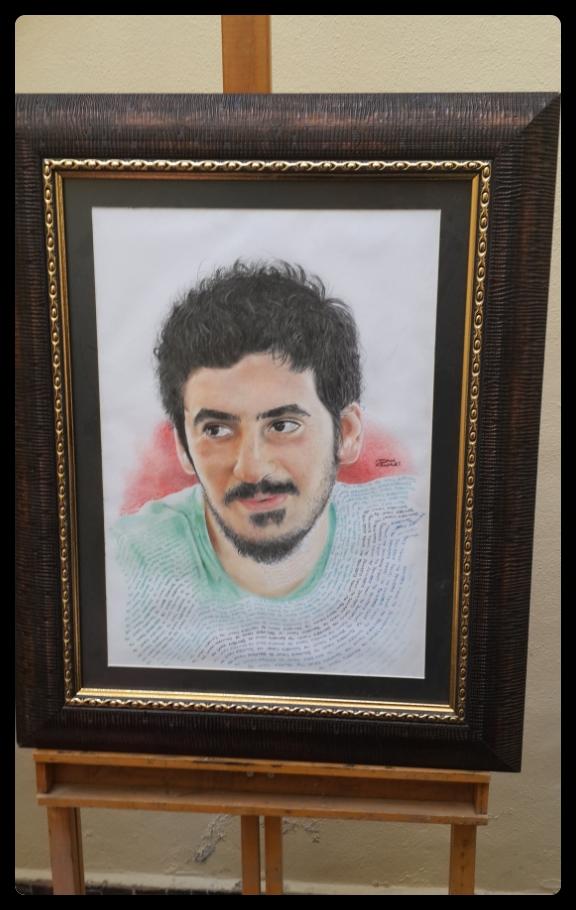 Alikev'in #AliİsmailKorkmaz resim yarışmasında ilk 3'e seçilen eserler: