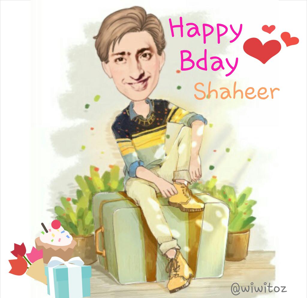 wiwitoz's tweet photo. Happy birthday @Shaheer_S 😍😍😍😍 all the best for yoouuu 😻😻😻😻 http://t.co/0prIuAdUkP