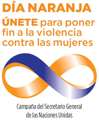 #DíaNaranja únete y juntos pongamos fin a la violencia contra las mujeres.
