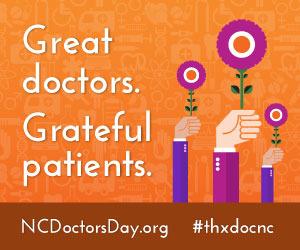 We’re celebrating the doctors who improve lives every day in #NC. VOTE NOW! bit.ly/1M0VxaP #thxdocnc