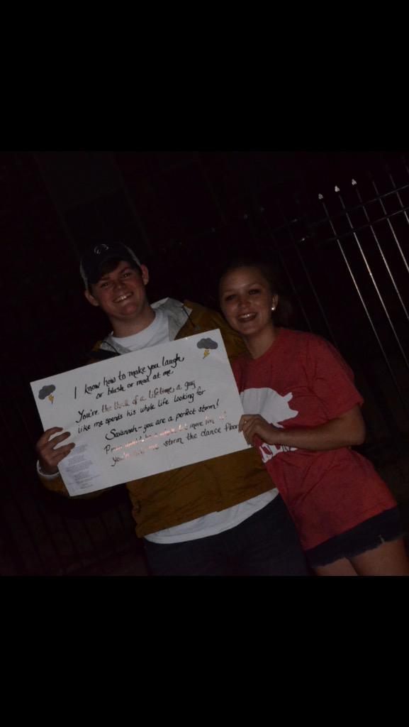 Ladies and gentlemen I now have a date to prom! And she is a Perfect Storm! Thanks to <a href="/BradPaisley/">Brad Paisley</a> I have a hot date!