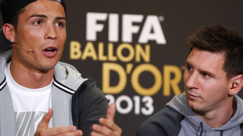 exame's tweet image. Gols de Messi valem mais do que os de Cristiano Ronaldo, segundo estatística &amp;gt; ow.ly/KOjro