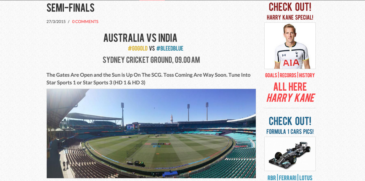 scheduleindia's tweet photo. Tag Your Team and Tune Into Our LIVE BLOG Page,
#GoGold #AUS Vs #BleedBlue #IND 
#CWC15 http://t.co/Of0eryvGUb http://t.co/H8mFWDHJ7B