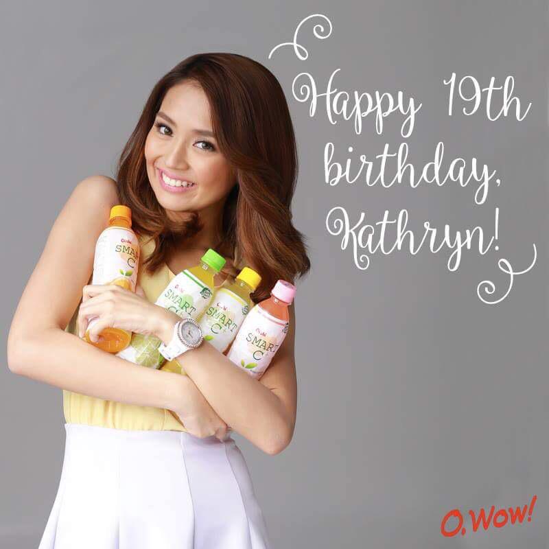 \" Happy 19th birthday to the sweetest girl we know -- Kathryn Bernardo! May 