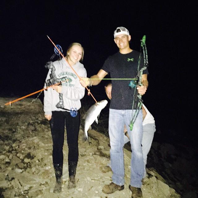 Bowfish247365's tweet photo. Fan Photo Submission by: wickedbowfishing > We tried to get Sam a fish the other night, but Dakota stole it from he… http://t.co/5OAtdAqILl