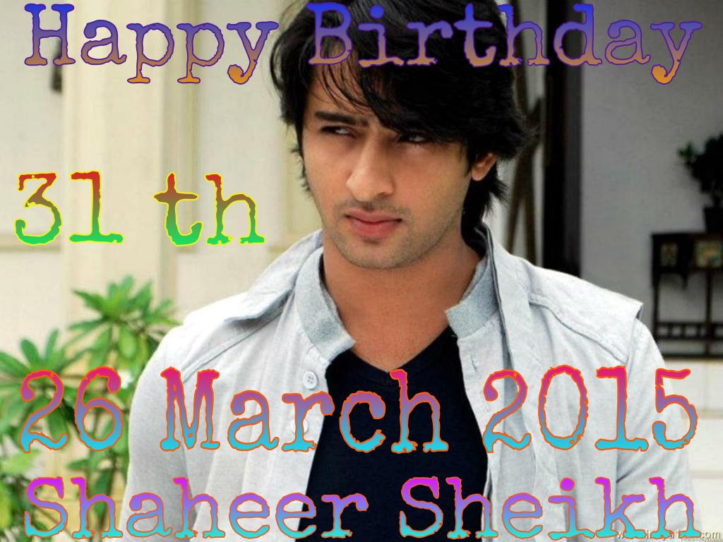 Happy birthday for you
Shaheer Sheikh 