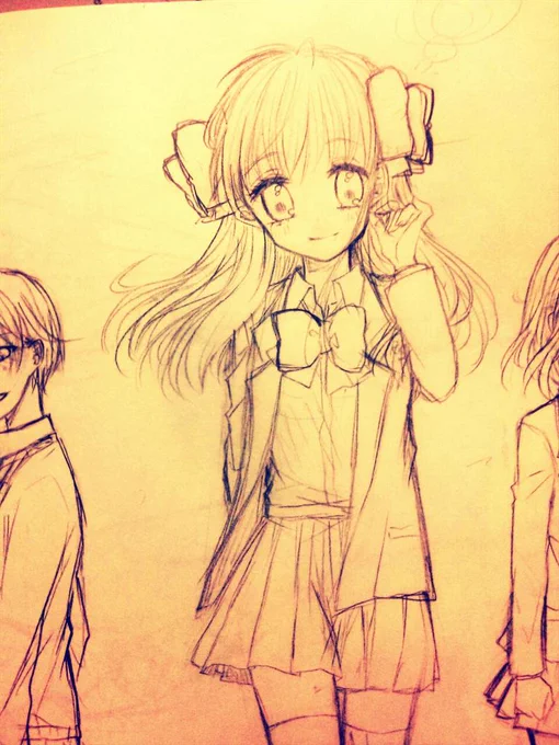 そのやりたいこと終わらすまでそっち描いてて絵アップできないと思うから落書き帳一部公開 