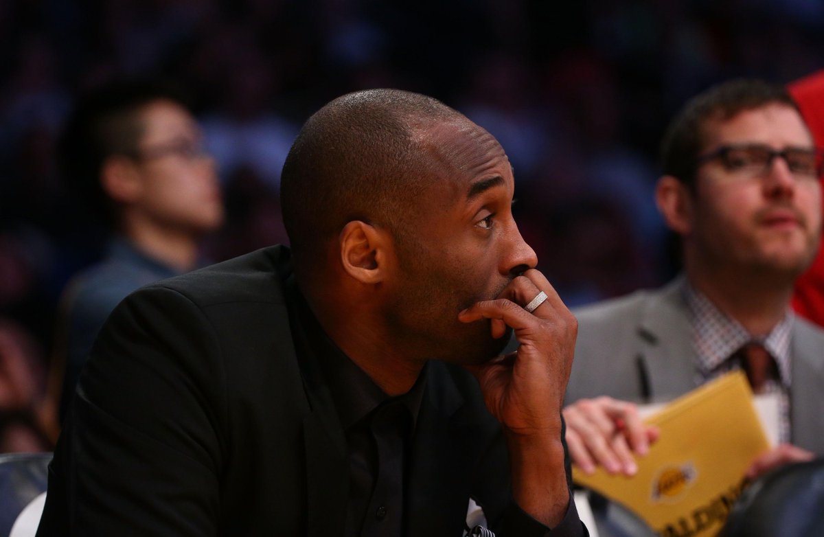 SportsCenter's tweet image. Strange But True: Kobe Bryant STILL leads the Lakers in FG attempts this season (713) despite playing only 35 games.