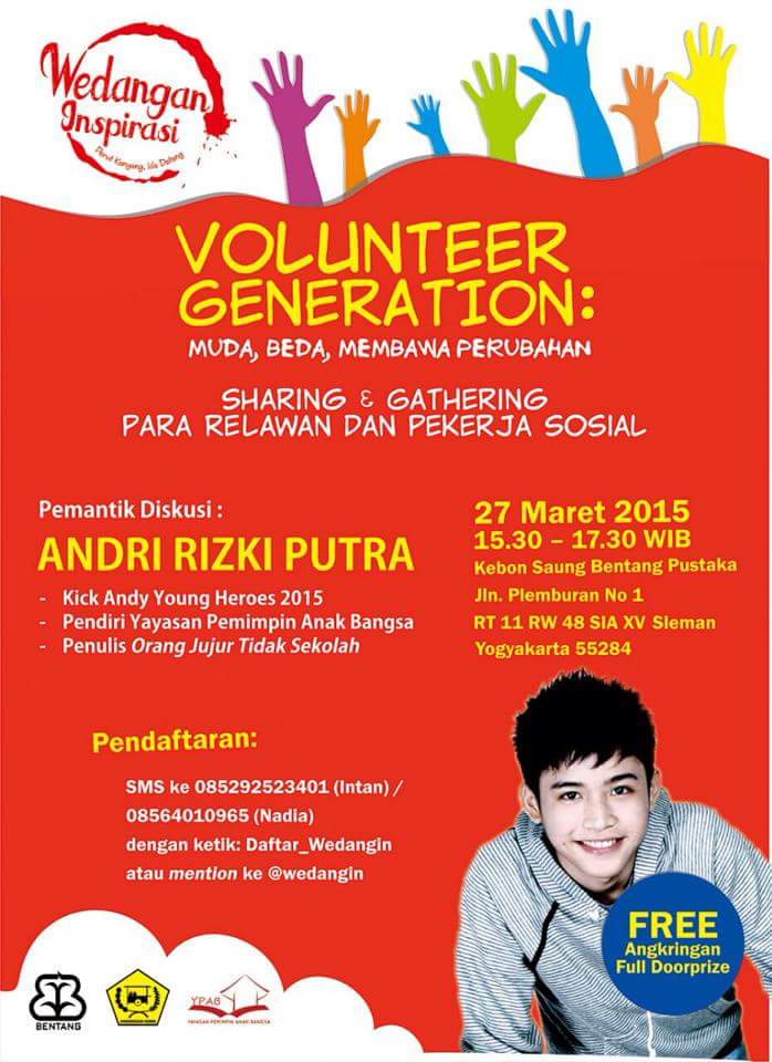 Pasti Hadir :) “<a href="/Haidar_Bagir/">Sosmed Cinta😊</a>: Mari,  generasi muda yg punya concern kpd masalah2 bangsanya... ”