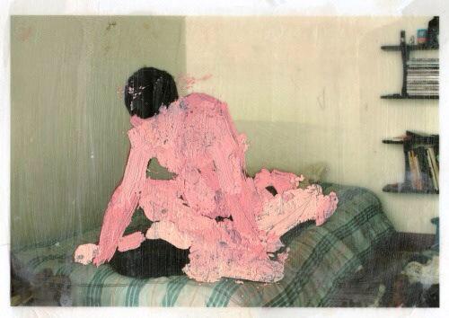 comfort's tweet photo. painted over polaroids http://t.co/HTOL5S2USm