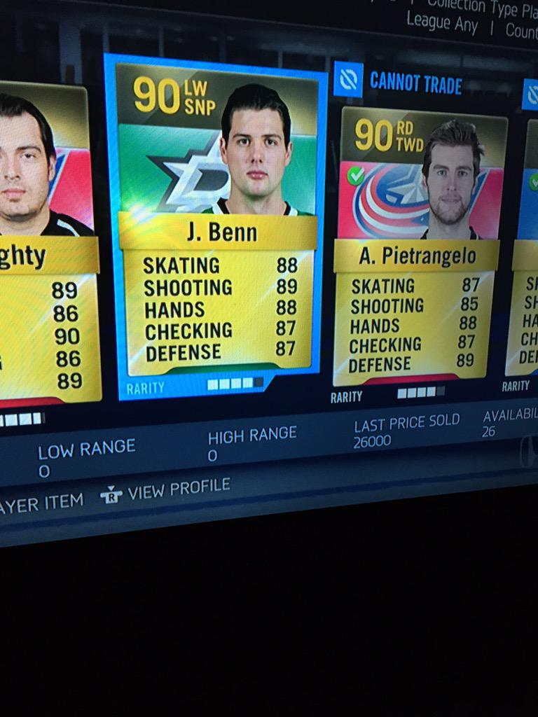 IDontPlayTheOBJ's tweet image. Giving away Jamie benn, winner picked around 8pm Friday, RT and follow to be entered!