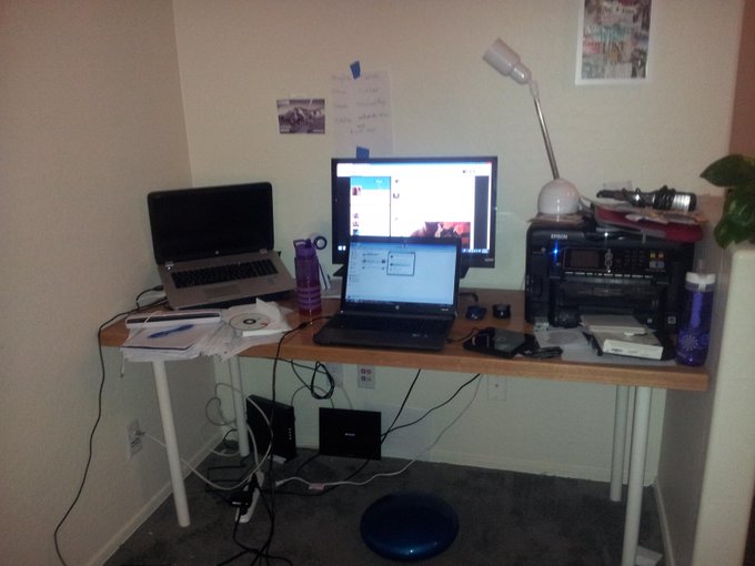 This is the state of things. External DVD drive, since my windows 7 one won't work. Next is Photoshop<a href="/tag/toothfetish"class="tags"><span>#toothfetish</span></a>