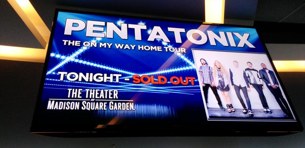 Pentatonix <a href="/PTXofficial/">Pentatonix</a>  -- Sold Out at <a href="/TheGarden/">MSG</a> Theater