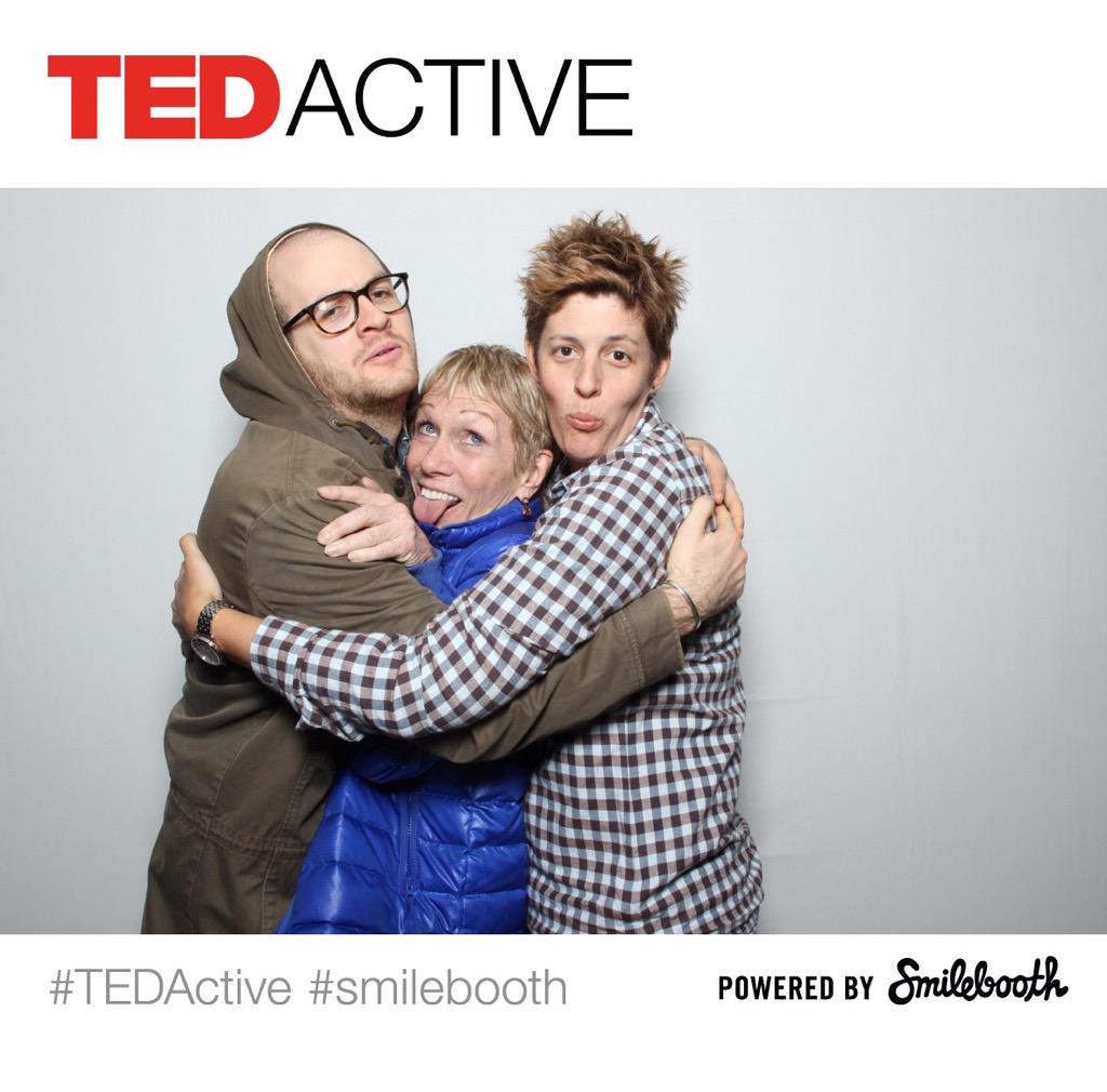 sallykohn's tweet image. .@nickDOUBLEyou @BarbaraCorcoran and me. Because why not? #TEDActive