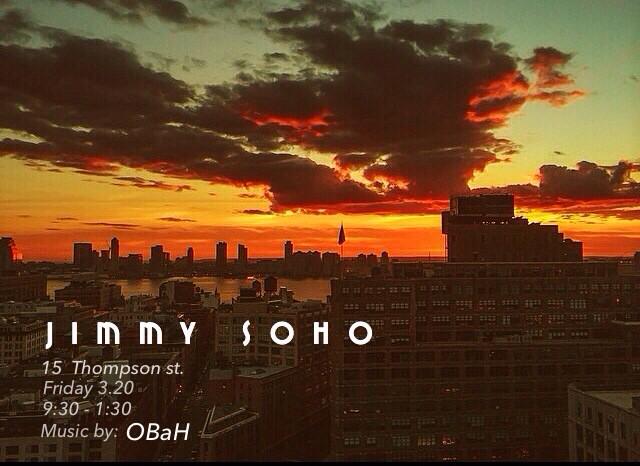 Friday night festivities at the lovely rooftop of The James Hotel aka JimmySoho 15 Thompson st. 9:30-1:30