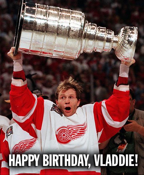 Happy birthday to former player Vladimir Konstantinov! 