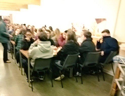 BilboGeog's tweet photo. #compulsoryfun starting now in the dining room @PrestonMontford @BilboroughCol Geography Field Trip 2015 #funfunfun http://t.co/sztBU5av3E