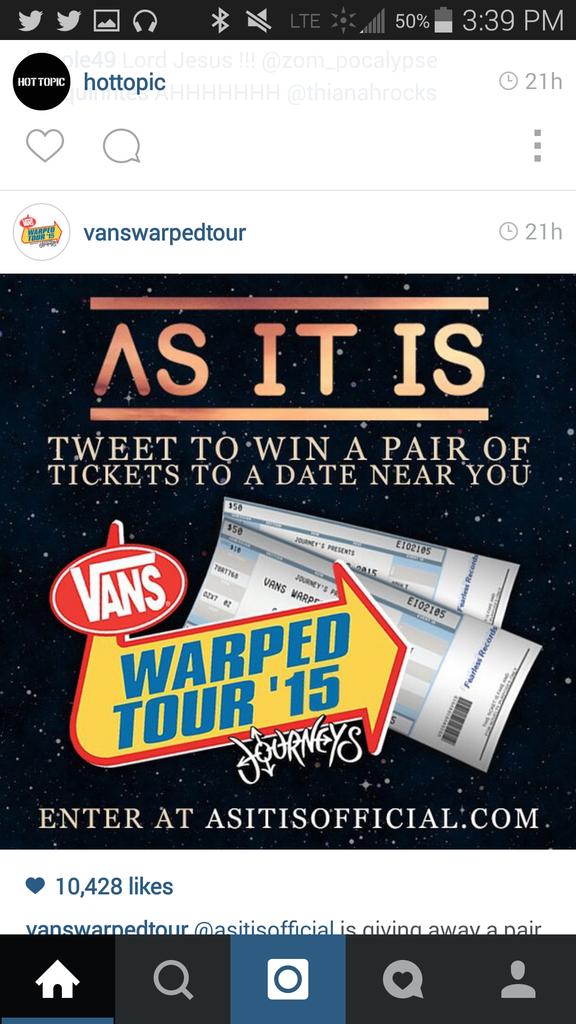 BMTHFAN4's tweet photo. @VansWarpedTour http://t.co/4gcUnc3uSK