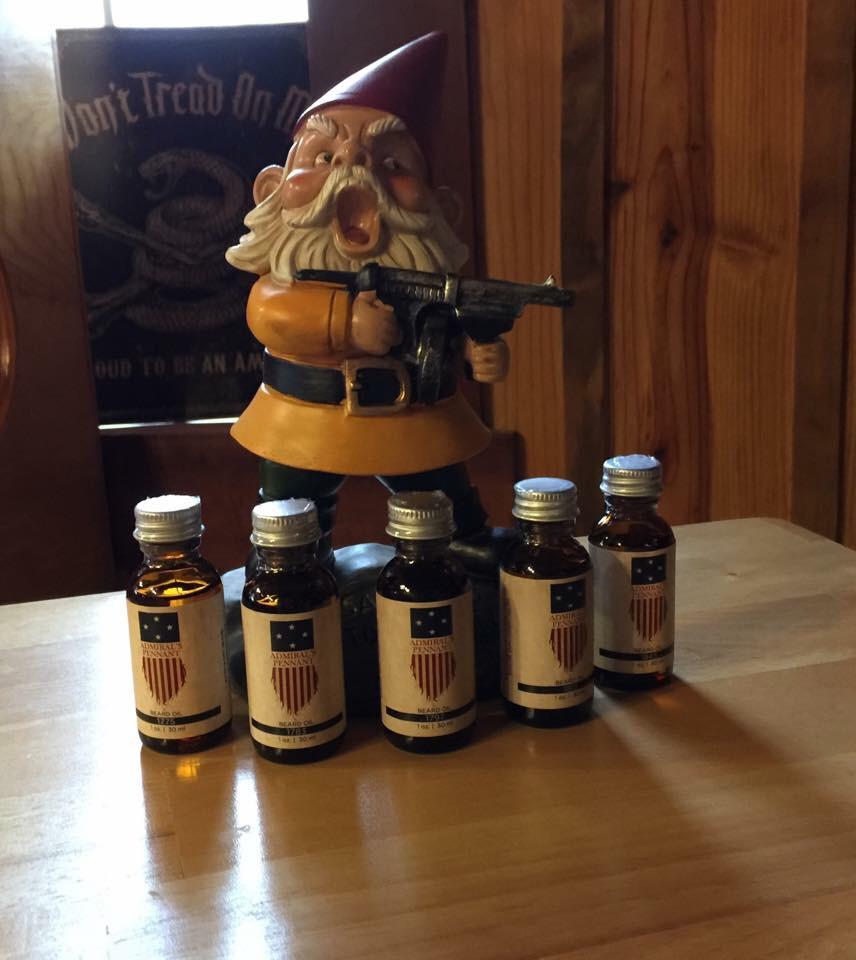 pennant_s's tweet photo. Don't leave gnome without it!
#beard #beardoil #beardon #bearded #2A #thebeardadmiral #veteran #America http://t.co/QpXr4ah68D