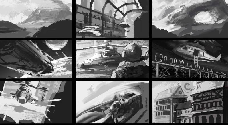 SpitPaints's tweet photo. RT @BoguckiMateusz

Some fast thumbnails
#thumbnail #digitalpainting #sketch
http://t.co/4gWG1Nw3Qi