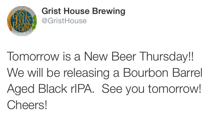 steerandwheel's tweet photo. I don't know about you but I know where we'll be Thursday 5-9! @GristHouse http://t.co/EwVNpBnO5Q