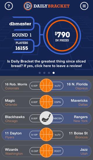 BracketDaily's tweet image. Can you get more picks right than me on Daily Bracket? dlybr.ac/ejo - Please use my code: O7I #pickwisely