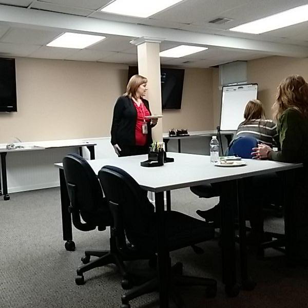 BrianThayerEdS's tweet photo. Sage on the stage: @JeanetteBakerPD. A fixture in these #HVR9PD meetings. I give her a hard time, but she's gold. http://t.co/dW8EPVEHUp