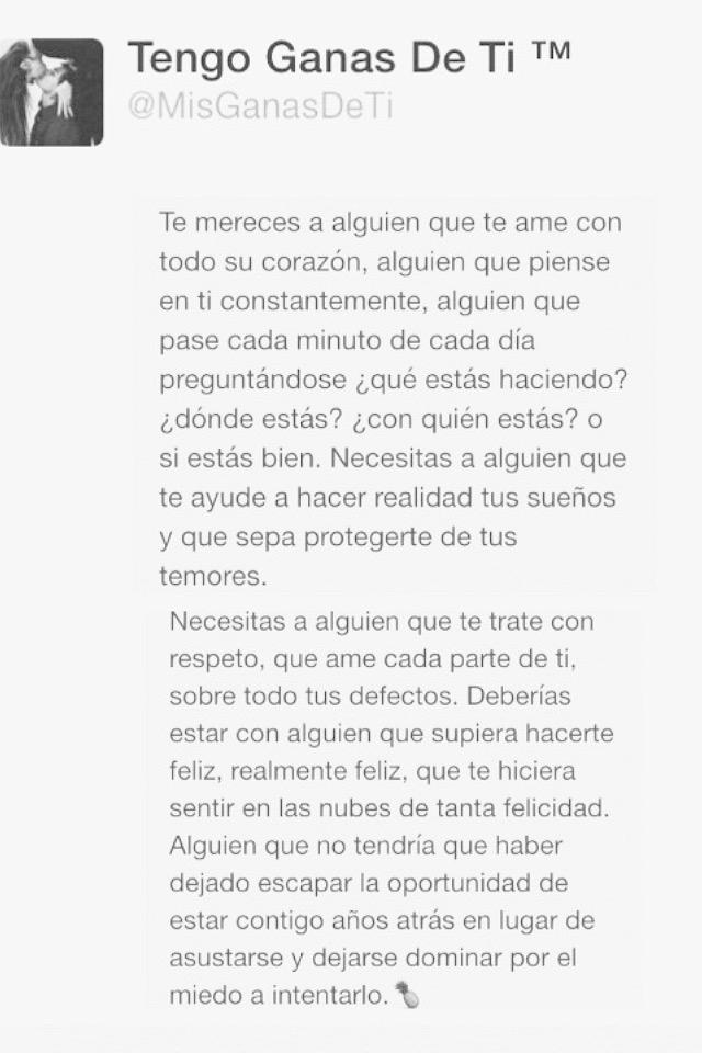 MisGanasDeTi's tweet photo. Te mereces a alguien que te ame con todo su corazón... http://t.co/vVuaKRvzuj