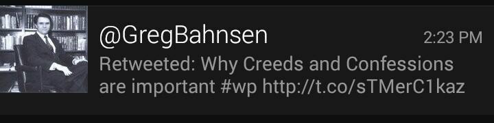 presbymemes's tweet image. If you're not following us on twitter, you're missing out! Even Greg Bahnsen is retweeting us! …