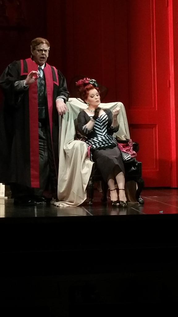 LAOpera's tweet photo. .@lucyschaufer, you look positively radiant as Marcellina! #operaglam #LAOFigaro http://t.co/WpaUltO2QV
